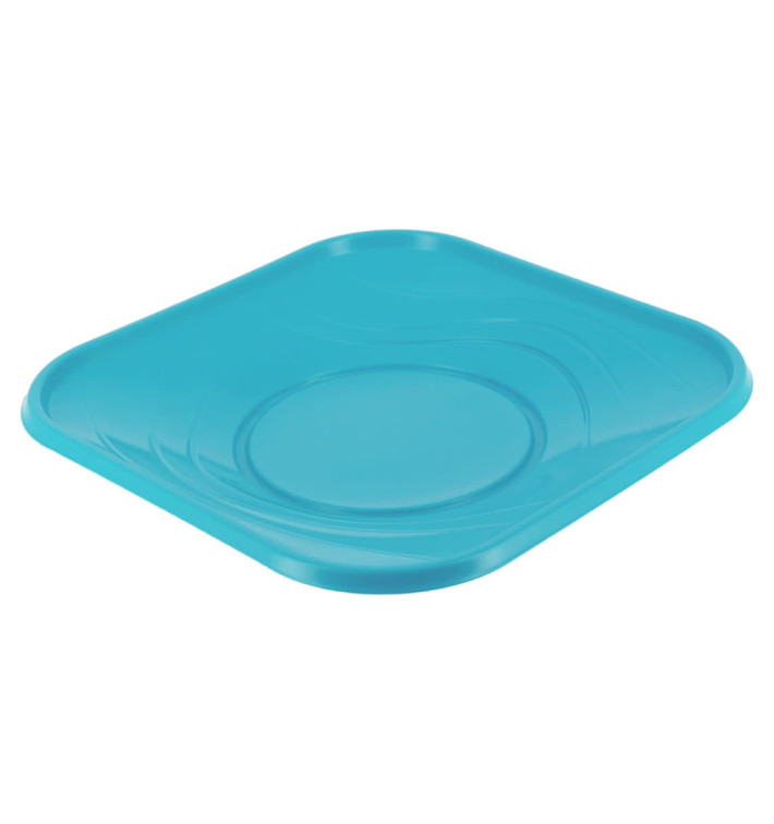 Piatto di Plastica PP "X-Table" Piazza Piano Turchese 230mm (8 Pezzi) Piatto di Plastica PP "X-Table" Piazza Piano Turchese 230mm (8 Pezzi)
