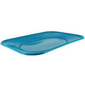 Vassoio di Plastica PP "X-Table" Turchese 330x230mm (2 Pezzi)