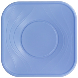 Piatto di Plastica PP "X-Table" Piazza Piano Viola 180mm (120 Pezzi)