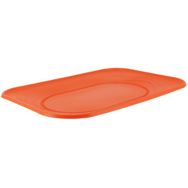 Vassoio di Plastica PP "X-Table" Arancione 330x230mm (2 Pezzi)