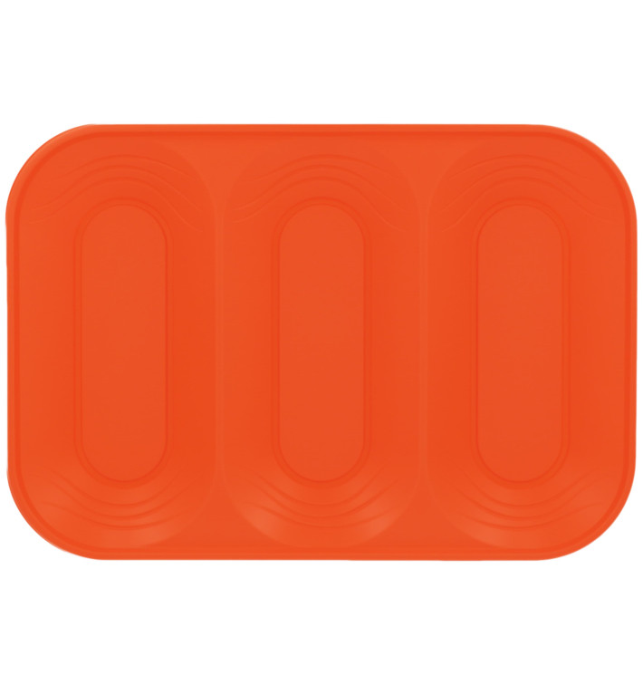 Vassoio di Plastica PP "X-Table" 3C Arancione 330x230mm (2 Pezzi) Vassoio di Plastica PP "X-Table" 3C Arancione 330x230mm (2 Pezzi)