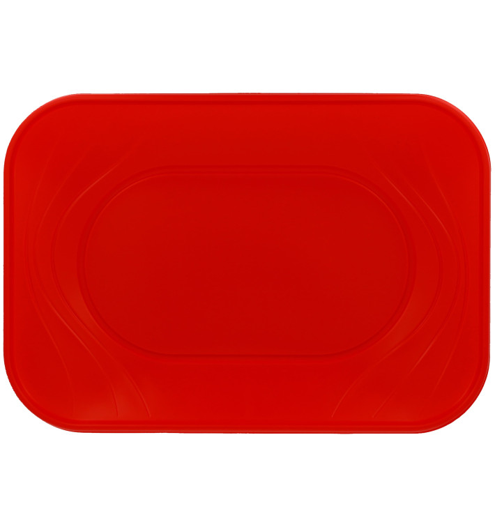 Vassoio di Plastica "X-Table" Rosso PP 330x230mm (2 Pezzi) Vassoio di Plastica "X-Table" Rosso PP 330x230mm (2 Pezzi)