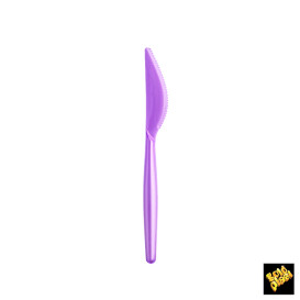 Coltello di Plastica Easy PS Rosa Perla 185mm (20 Pezzi)