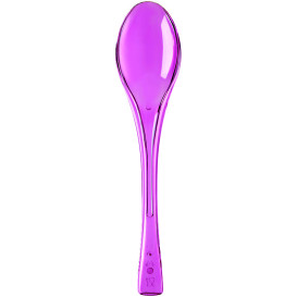 Cuchiaio di Plastica Fly Fucsia Transp. 145mm (50 Pezzi)