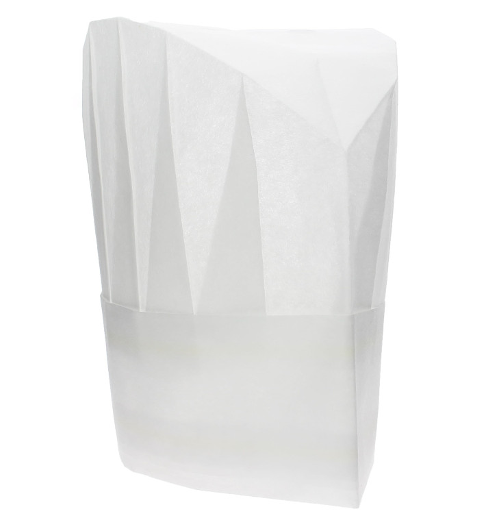 Cappello TNT di Polipropilene Continental Bianco (10 Pezzi) Cappello TNT di Polipropilene Continental Bianco (10 Pezzi)