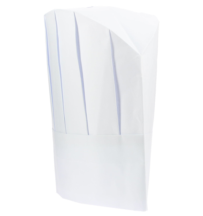 Cappello Cuoco Continental Carta Bianco (10 Pezzi) Cappello Cuoco Continental Carta Bianco (10 Pezzi)