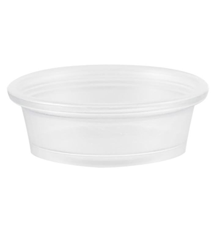 Contenitore per Salse PP Tras. 15ml Ø4,8cm (125 Pezzi) Contenitore per Salse PP Tras. 15ml Ø4,8cm (125 Pezzi)