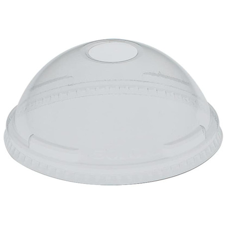 Coperchio Cupola con Foro PET Glas Ø9,2cm (1000 Pezzi)