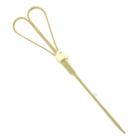 Spiedi di Bambu Decorato Cuore 120mm (100 Pezzi)