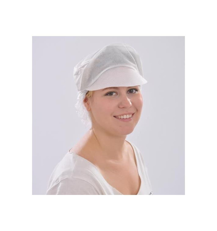 Cuffia con Visiera di Polipropilene Senza Raccogli Capelli Cuffia con Visiera di Polipropilene Senza Raccogli Capelli