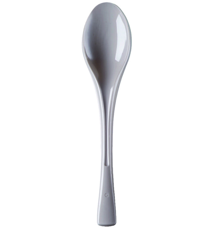 Cuchiaio di Plastica Fly Taupe Transp 145mm (3000 Pezzi) Cuchiaio di Plastica Fly Taupe Transp 145mm (3000 Pezzi)