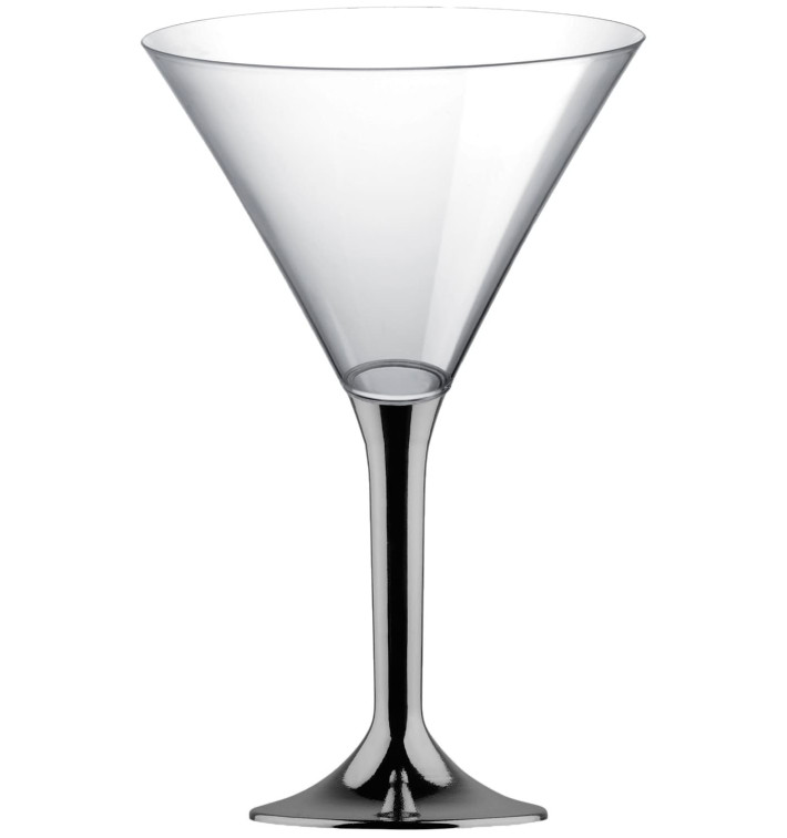 Coppa Plastica Cocktail Gambo Nikel Cromato 185ml 2P (20 Pezzi) Coppa Plastica Cocktail Gambo Nikel Cromato 185ml 2P (20 Pezzi)