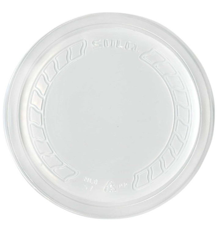 Coperchio di Plastica PP "Deli" Semitrasparente Ø120mm (500 Pezzi) Coperchio di Plastica PP "Deli" Semitrasparente Ø120mm (500 Pezzi)