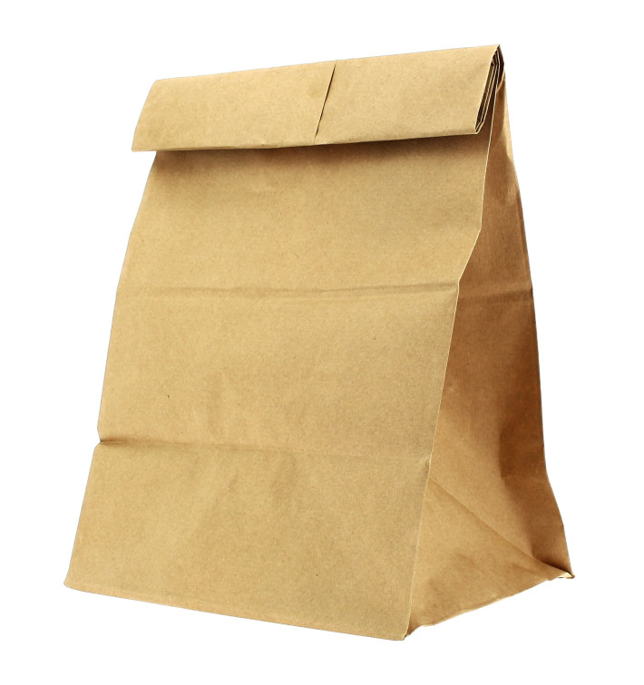 Sacchetto di Carta Kraft 18+11x34cm (25 Pezzi) Sacchetto di Carta Kraft 18+11x34cm (25 Pezzi)