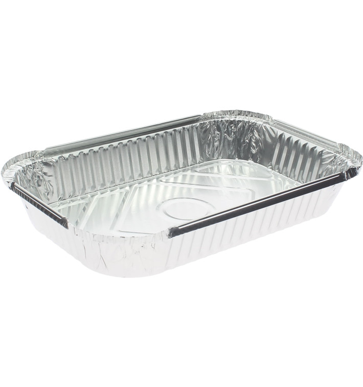 Contenitore Alluminio 1500ml 280x180x37mm (500 Pezzi) Contenitore Alluminio 1500ml 280x180x37mm (500 Pezzi)