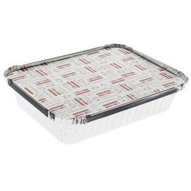Coperchio per Contenitore Alluminio 590ml (100 Pezzi)