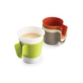 PortaBicchiere di Plastica Verde Lime (96 Pezzi)