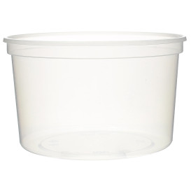Coppette Plastico Trasparente 500ml  Ø11,5cm (500 Pezzi)