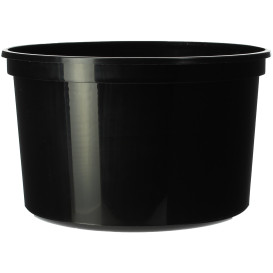 Coppette Plastico Nera 500ml Ø11,5cm (500 Pezzi)