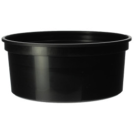 Coppette Plastico Nera 350ml Ø11,5cm (50 Pezzi)