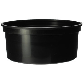 Coppette Plastico Nera 350ml  Ø11,5cm (500 Pezzi)