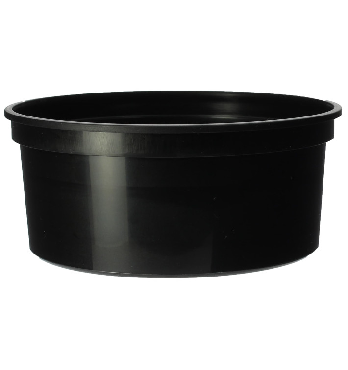 Coppette Plastico Nera 350ml Ø11,5cm (500 Pezzi) Coppette Plastico Nera 350ml Ø11,5cm (500 Pezzi)