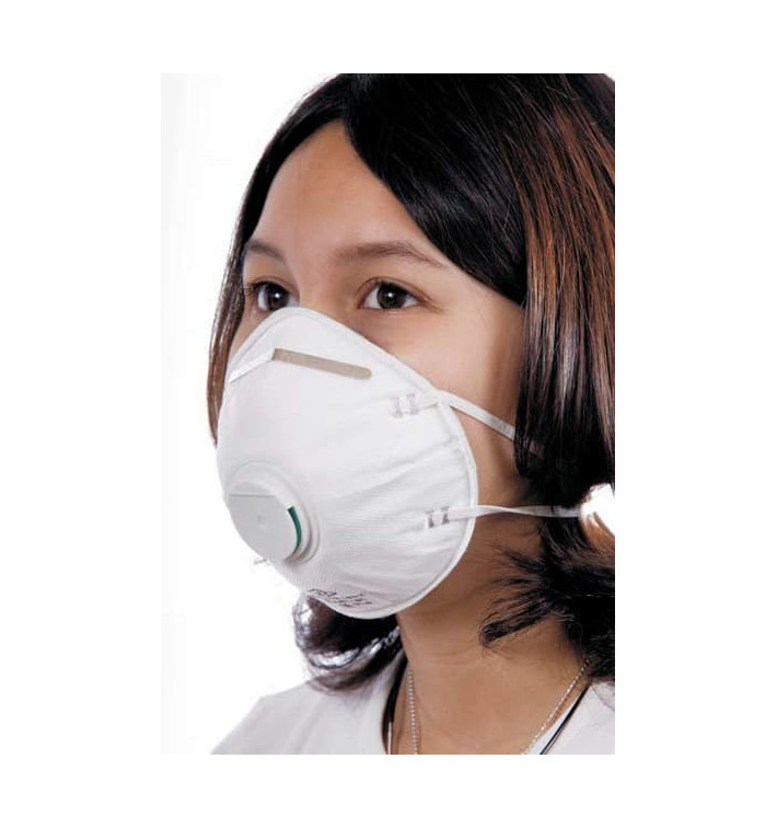 Mascherina Filtranti Valvola Bianco FFP2 Mascherina Filtranti Valvola Bianco FFP2