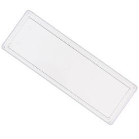 Vassoio di Plastica Rettangolare Trasp. 4,6x13cm (500 Pezzi)