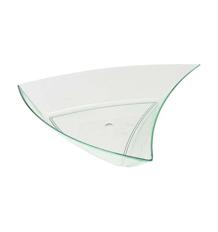 Salsera Degustazione Salsa Triangolo Verde trasp 12,5x12x12cm (12 Uds) Salsera Degustazione Salsa Triangolo Verde trasp 12,5x12x12cm (12 Uds)