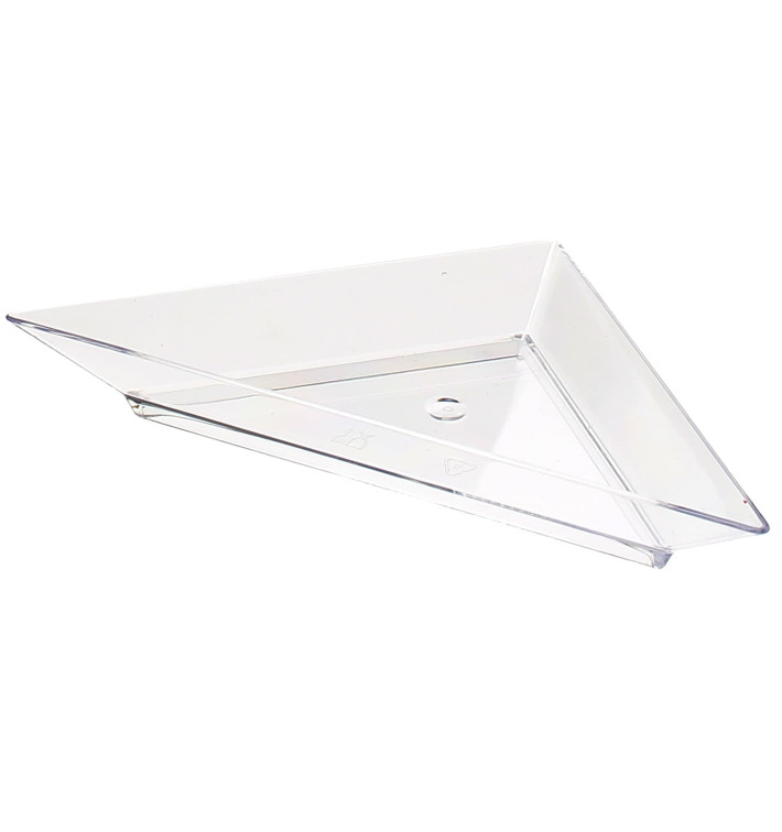 Piattino Plastica Degustazione Triangolare 5x10cm (8 Pezzi) Piattino Plastica Degustazione Triangolare 5x10cm (8 Pezzi)