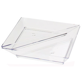 Piattino Plastica Degustazione Triangolare 5x10cm (8 Pezzi)