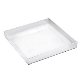 Vassoio di Plastica Tray Trasparente 30x30cm (1 Pezzi)