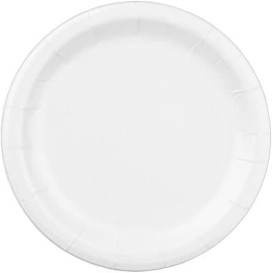 Piatto di Carta Bianco Biodegradabili Ø23 cm (1000 Pezzi)