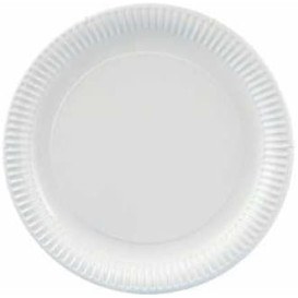 Piatto di Carta Tondo Bianco 380 mm (50 Pezzi)