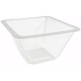 Ciotola di Plastica PET Termosigillante 375ml 120x120x70mm (50 Pezzi)