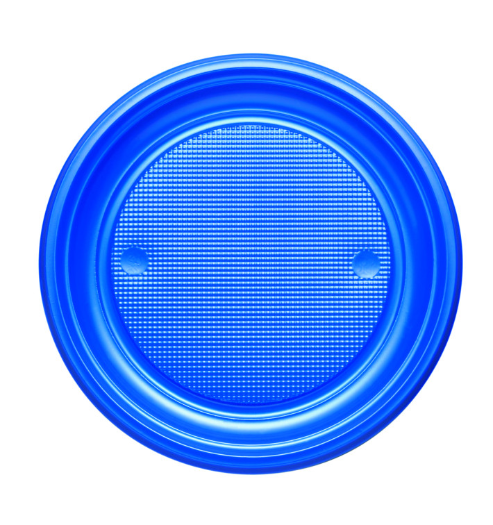 Piatto di Plastica PS Piano Blu Scuro Ø170mm (1100 Pezzi) Piatto di Plastica PS Piano Blu Scuro Ø170mm (1100 Pezzi)