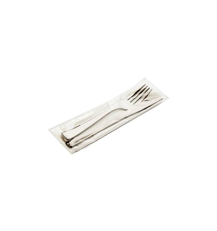 Set Posate Metallos Forchetta, Coltello e Tovagliolo (30 Pezzi) Set Posate Metallos Forchetta, Coltello e Tovagliolo (30 Pezzi)
