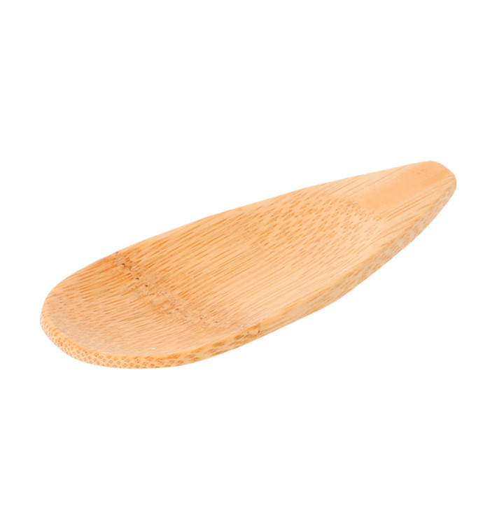 MiniCucchiaio di Bambu Degustazione 10x4cm (24 Pezzi) MiniCucchiaio di Bambu Degustazione 10x4cm (24 Pezzi)
