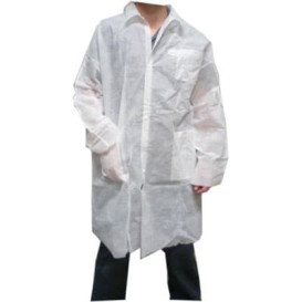 Camice TNT PP Con Velcro Con Tasche Bianco XL 