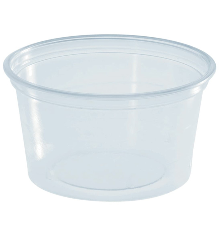 Contenitore per Salse PS Tras. 80ml Ø7cm (100 Pezzi) Contenitore per Salse PS Tras. 80ml Ø7cm (100 Pezzi)