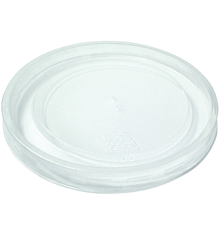 Coperchio Piatto Chiuso rPET Glas Ø4,5cm (3000 Pezzi) Coperchio Piatto Chiuso rPET Glas Ø4,5cm (3000 Pezzi)