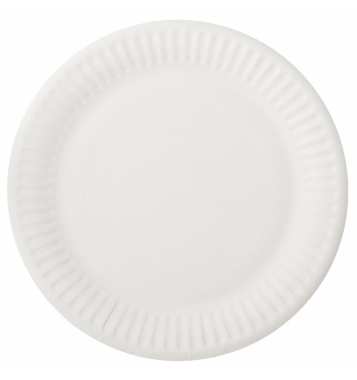 Piatto in Cellulosa Bianco Ø15 cm (100 Pezzi) Piatto in Cellulosa Bianco Ø15 cm (100 Pezzi)