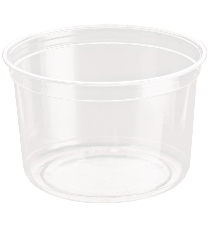 Contenitore di Plastica rPET DeliGourmet 16oz/473ml (50 Pezzi) Contenitore di Plastica rPET DeliGourmet 16oz/473ml (50 Pezzi)