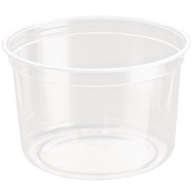 Contenitore di Plastica rPET DeliGourmet 16oz/473ml (500 Pezzi)