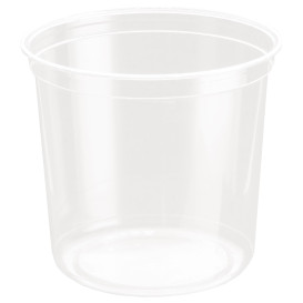 Contenitore di Plastica rPET DeliGourmet 24oz/710ml (50 Pezzi)
