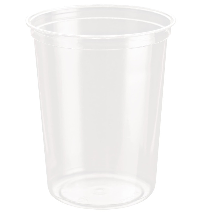 Contenitore di Plastica rPET DeliGourmet 32oz/946ml (50 Pezzi) Contenitore di Plastica rPET DeliGourmet 32oz/946ml (50 Pezzi)