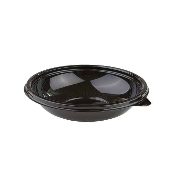 Ciotola di Plastica Nero PET 375ml Ø140mm (50 Pezzi) Ciotola di Plastica Nero PET 375ml Ø140mm (50 Pezzi)