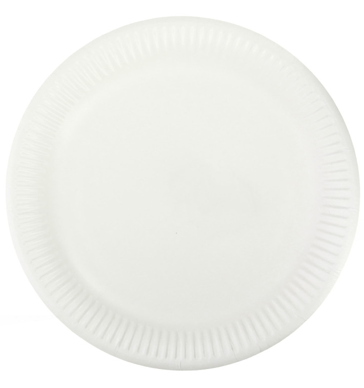 Piatto in Cellulosa Bianco Ø23 cm (1000 Pezzi) Piatto in Cellulosa Bianco Ø23 cm (1000 Pezzi)