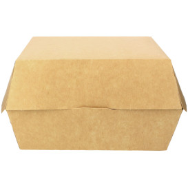 Scatola Kraft per Hamburger Mega 18x16,5x9 cm (25 Pezzi)