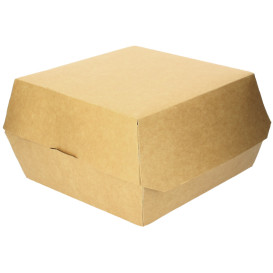 Scatola Kraft per Hamburger Mega 18x16,5x9 cm (25 Pezzi)